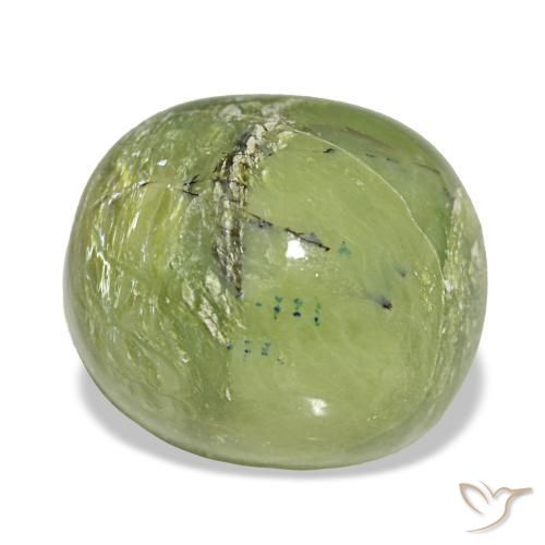 Opale naturale verde da 6,79 ct, taglio a cuscino, opaco
