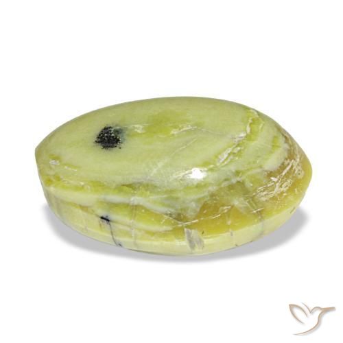 Opale naturale verde da 3,02 ct, taglio ovale, opaco