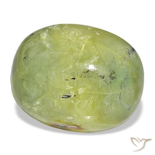Opale naturale verde da 21,69 ct, taglio ovale, opaco