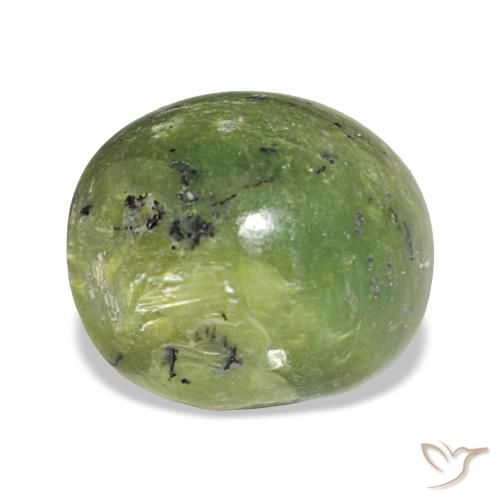 Opale naturale verde da 3,41 ct, taglio ovale, opaco