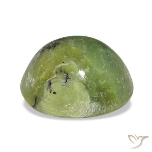 Opale naturale verde da 3,41 ct, taglio ovale, opaco