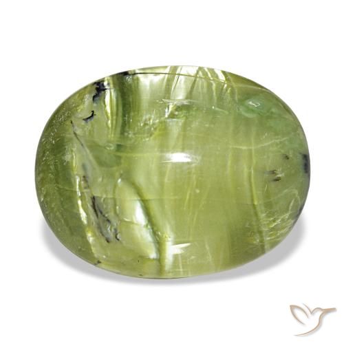Opale naturale verde da 7,07 ct, taglio ovale, opaco