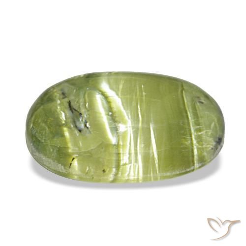 Opale naturale verde da 7,07 ct, taglio ovale, opaco