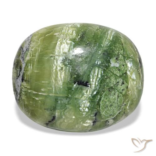 27.02ct verde opale, cuscino, opaco