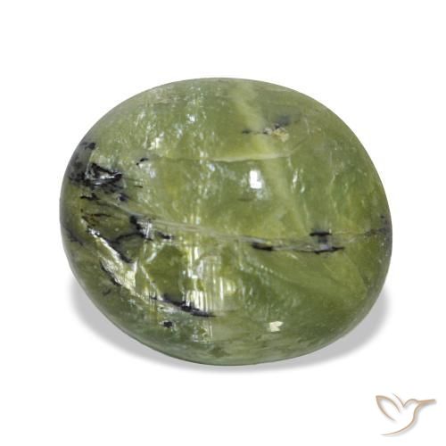 Opale naturale verde da 2,59 ct, taglio ovale, opaco
