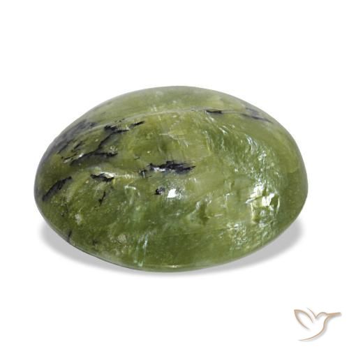 Opale naturale verde da 2,59 ct, taglio ovale, opaco