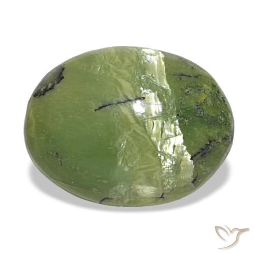 4.21ct verde opale, ovale, opaco