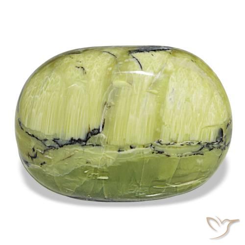 Opale naturale verde da 30,92 ct, taglio a cuscino, opaco