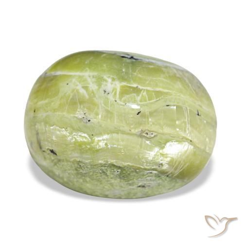 Opale naturale verde da 11,22 ct, taglio ovale, opaco