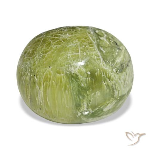 Opale naturale verde da 7,16 ct, taglio ovale, opaco