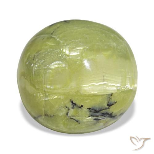 Opale naturale verde da 7,23 ct, taglio ovale, opaco