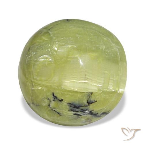 Opale naturale verde da 7,23 ct, taglio ovale, opaco