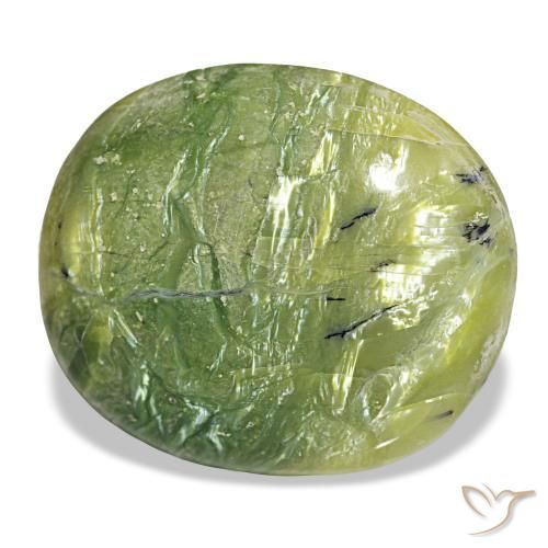 Opale naturale verde da 18,12 ct, taglio ovale, opaco