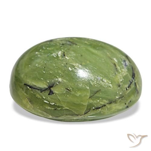 Opale naturale verde da 79,00 ct, taglio ovale, opaco