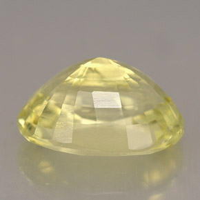 Ortoclasio naturale giallo da 5,76 ct, taglio ovale, VS