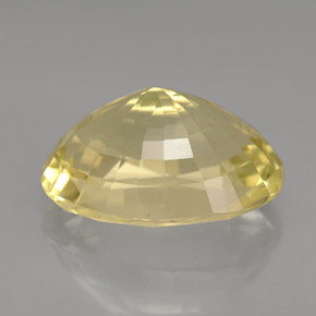 Ortoclasio naturale giallo da 6,04 ct, taglio ovale, VS