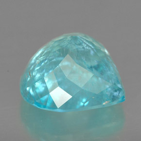 Tormalina paraíba naturale blu da 5,87 ct, taglio a pera, I1