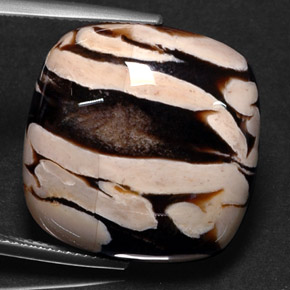 Toredo Multicolore naturale da 25.88 ct, Taglio a cuscino, Opaco