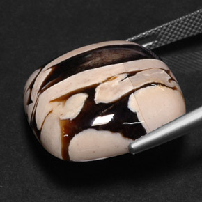 Toredo Multicolore naturale da 25.88 ct, Taglio a cuscino, Opaco