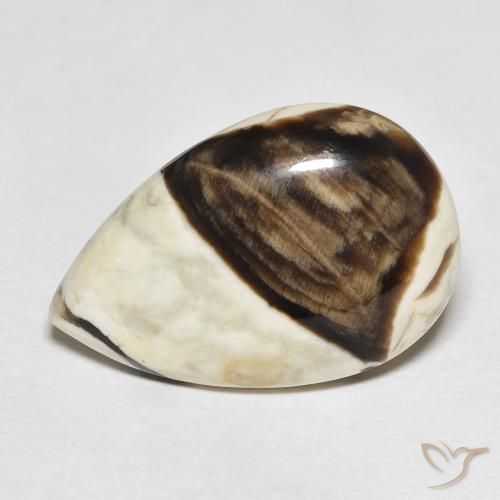 21.16ct Naturale Multicolore Toredo, Forma a pera, Opaco