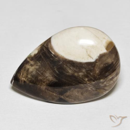 25.19ct Naturale Multicolore Toredo, Forma a pera, Opaco