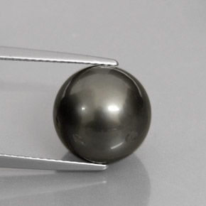 Perla naturale multicolore da 10,90 ct, sfera / palla, opaco