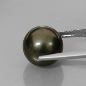 Perla naturale multicolore da 10,43 ct, sfera / palla, opaco