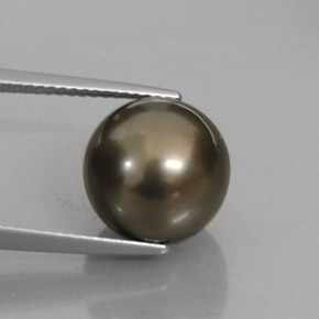 Perla naturale multicolore da 9,95 ct, sfera / palla, opaco