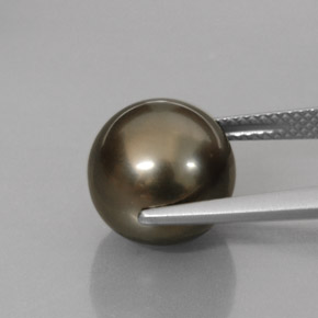 Perla naturale multicolore da 9,95 ct, sfera / palla, opaco