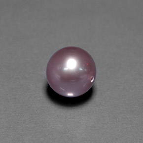 Perla Lavanda naturale da 4.53 ct, Sfera, Opaco