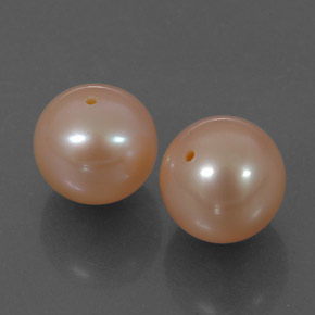 Perla naturale rosa da 6,19 ct, sfera / palla, opaco