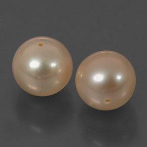 Perla naturale rosa da  ct, sfera / palla, opaco