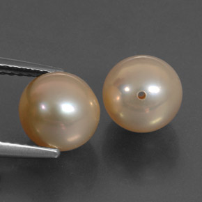 Perla naturale rosa da  ct, sfera / palla, opaco