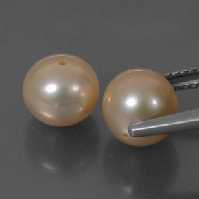 Perla naturale rosa da  ct, sfera / palla, opaco