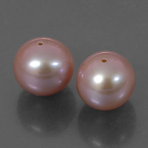 Perla naturale rosa da  ct, sfera / palla, opaco