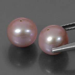 Perla naturale rosa da  ct, sfera / palla, opaco