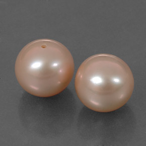Perla naturale rosa da 6,73 ct, sfera / palla, opaco