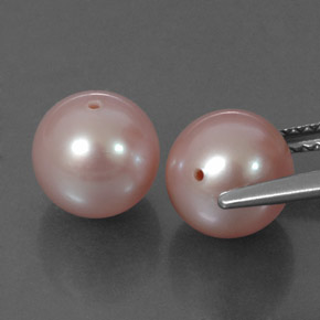 Perla naturale rosa da  ct, sfera / palla, opaco