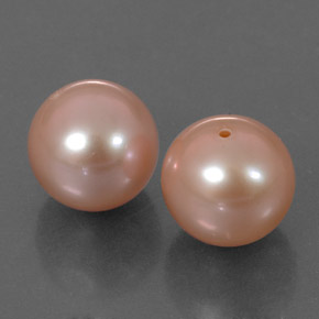 Perla naturale rosa da  ct, sfera / palla, opaco