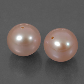 Perla naturale rosa da  ct, sfera / palla, opaco