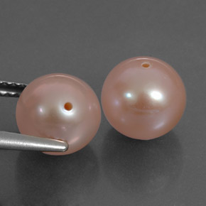 Perla naturale rosa da  ct, sfera / palla, opaco