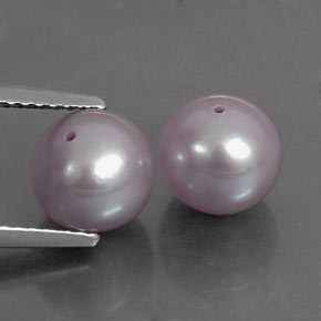 Perla naturale rosa da  ct, sfera / palla, opaco