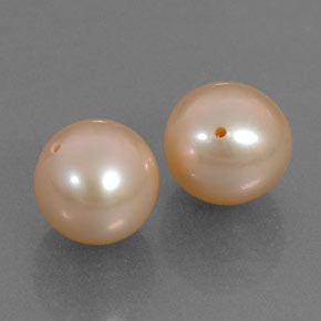 Perla naturale rosa da 6,13 ct, sfera / palla, opaco