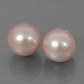 Perla naturale rosa da  ct, sfera / palla, opaco