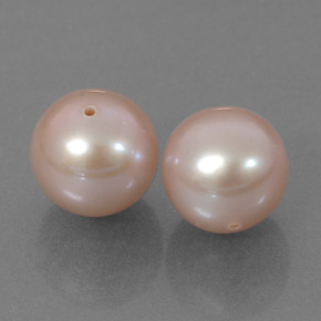 Perla naturale rosa da  ct, sfera / palla, opaco