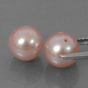 Perla naturale rosa da  ct, sfera / palla, opaco