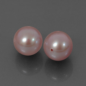 Perla naturale rosa da 6,78 ct, sfera / palla, opaco