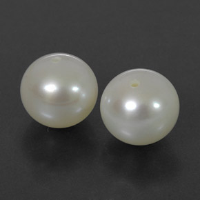 Gemme di Perla Color crema naturale da  ct, Sfera, Opaco