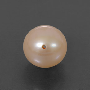 Perla naturale rosa da 3,55 ct, sfera / palla, opaco
