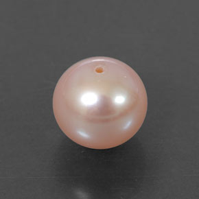 Perla Rosa naturale da 3.30 ct, Sfera, Opaco